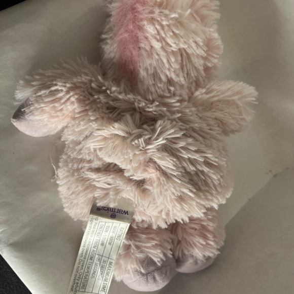 Warmies Pink/Purple Unicorn Plush Stuffed Animal Weighted microwaveable - Picture 6 of 7
